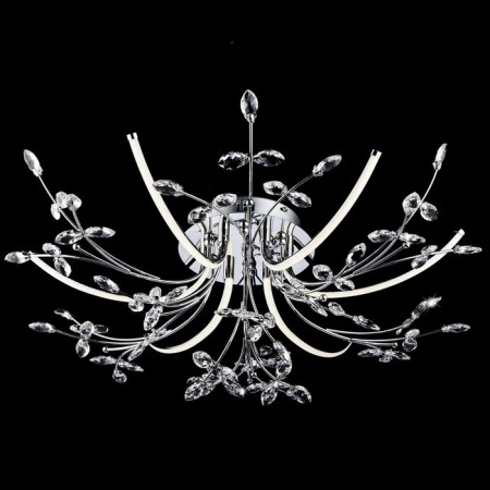 LED chandelier with crystal Bianka, LED tape, SMD, 65x65x23 cm-1