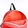 A backpack with a zipper, external pocket, pink color