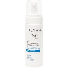 Mousse Kora for washing, moisturizing, 160 ml