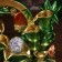 The desktop fountain from the network, the backlight "Bamboo and ingots" 31.5x32x20.5 cm