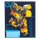 Notebook in a ruler of 12 sheets, 5 types of mix, cover covering cardboard, transformers