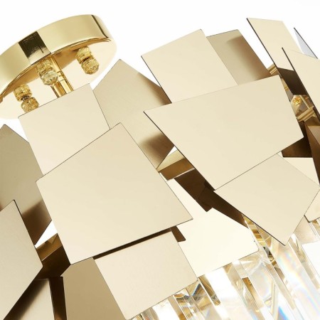 Ceiling Ceiling ST LUCE. SL1232.202.05. Casorta. 5x60 watts, E14, 41x41x42.5 cm, golden color-5