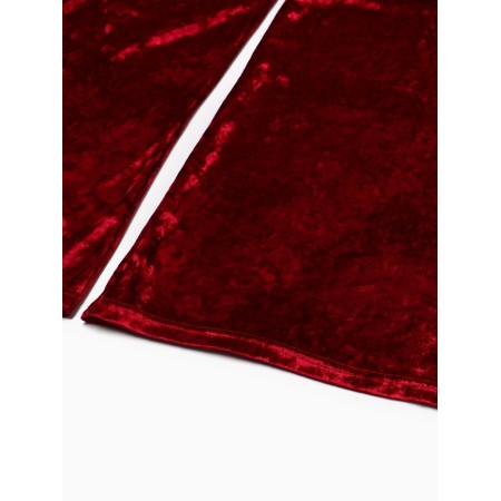 Home Women's Pants KAFTAN "velvet", 52-54, burgundy-9