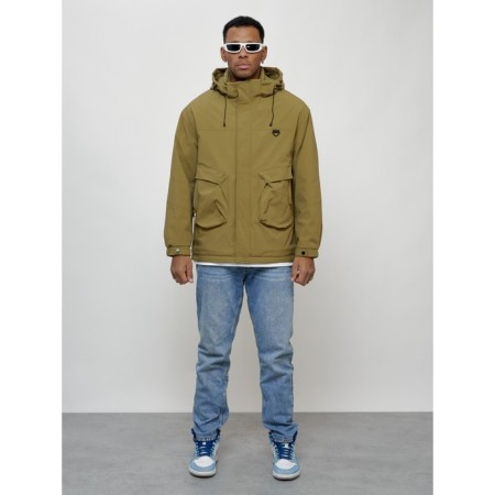 Male spring jacket, size 48, mustard color-10