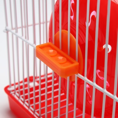 Rodent cell equipped RT-2T, 22 x 16 x 20 cm, red-8