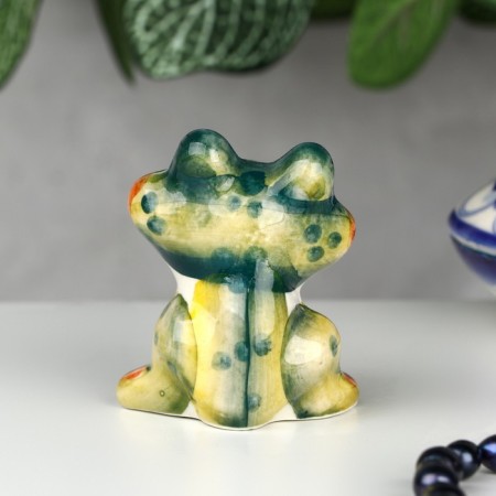 Souvenir "Frog kva", 5 cm, color gzhel-3