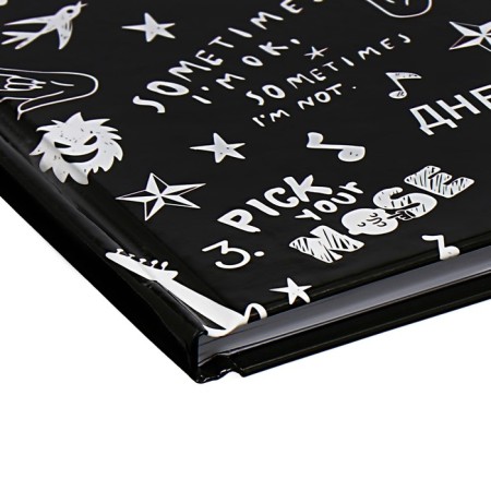 Diary for grades 5-11, 48 punk sheets, hard cover, glossy lamination, universal cheat sheet, block 65g/m2-2