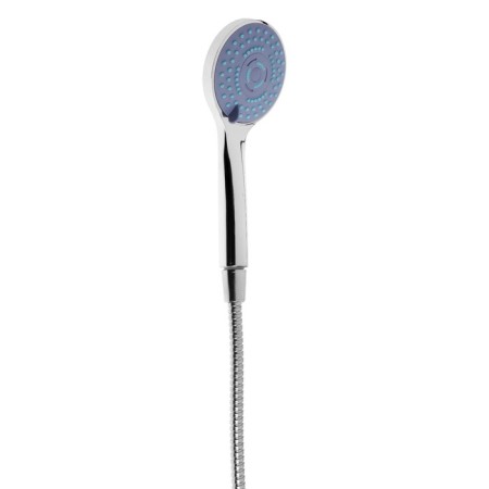 Bath mixer Zein Z3847, single -leaf, pour 30 cm, shower set, watering can 5 dir, chrome-8