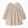 Children's dress with collar Kaftan, r.28 (86-92), beige