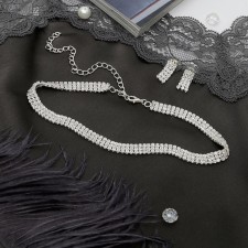 Set 2 objects: earrings, chocker 