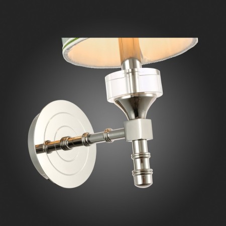 Sconces st. SL1121.101.01. Oleo. 1x40 W, E14, 17x22.7 cm, Nickel color-10