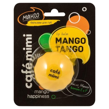 Café mimi lip balm "mango", 8 ml
