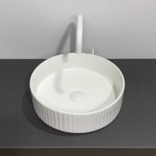 Comforty 78728MW pad, round, white, matte color