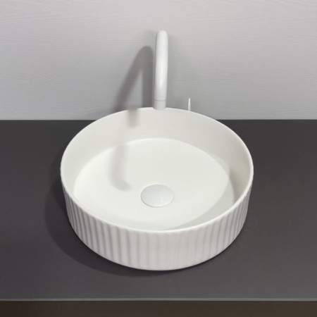 Comforty 78728MW pad, round, white, matte color