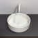 Comforty 78728MW pad, round, white, matte color