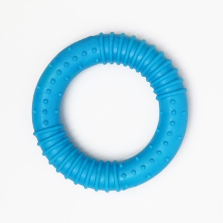 Chewing toy "piece of the sun", tpr, 8 cm, blue-1