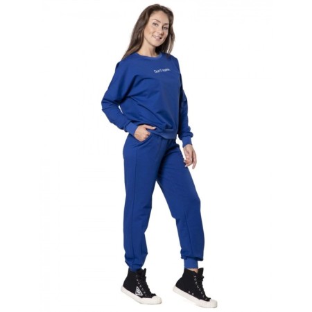 Women's suit Don`t Speak, size 48, cornflower color-2