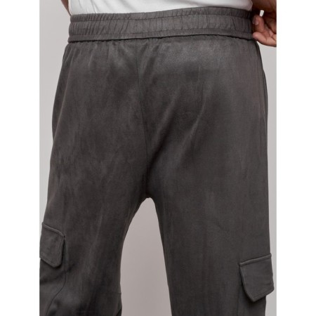 Sports pants, size 56, gray color-9