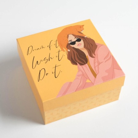 Set of boxes 5 in 1, gift packaging, “style”, 14 x 14 x 8-22 x 22 x 12 cm-9