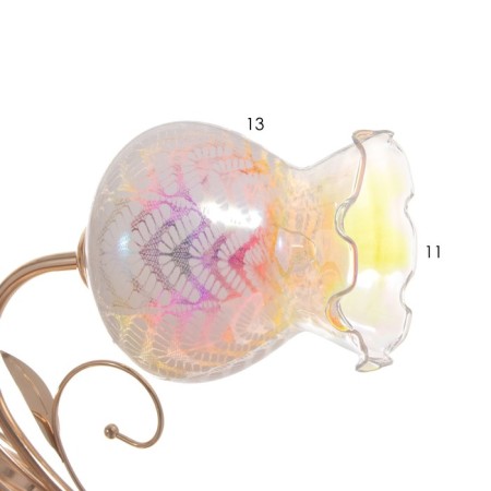Glori chandelier 5x40W E27 Gold Model: 2600545-5