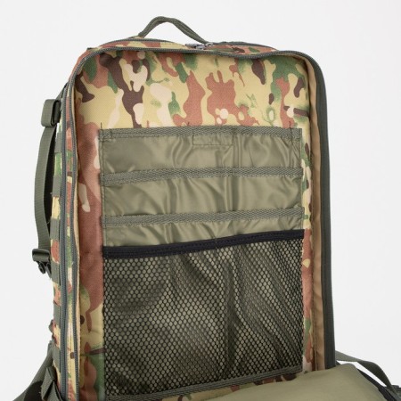 Tactical backpack, TAIF, 35 l, lightning department, 3 outer pockets, camouflage color/beige-8