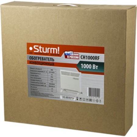 STURM CH1000RF convector, 1 kW, up to 15 sq.m.-8