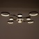 Luer with PDU 2300/9BK LED 190W 3000-6000K Black 85x85x9 cm Bayerlux
