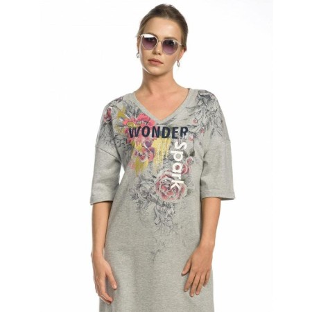 Women's dress, size XS, gray color-3
