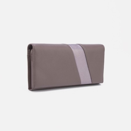 Women's wallet on magnets, gray color
