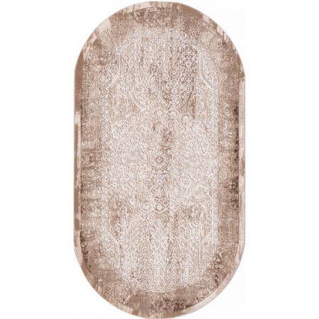 Oval Karmen Hali Armina, size 80x150 cm, color Brown/Brown