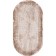 Oval Karmen Hali Armina, size 80x150 cm, color Brown/Brown
