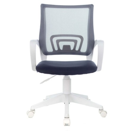 A chair for the operator Brabix Fly MG-396W, white plastic, grid, dark gray TW-04/TW-12-1