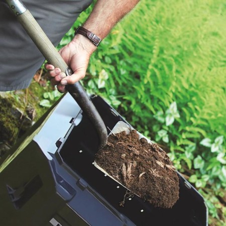 Composter ProSpeRPLAST, 380 L, plastic, black-2