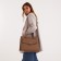 Bag Women's Tout, on the zipper, the color is light sand