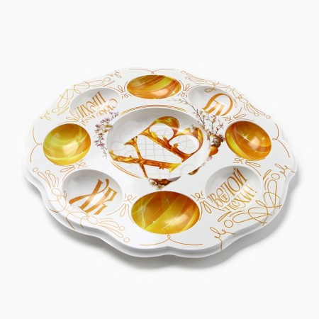 Easter stand for 8 eggs and kulich "Light Easter", 24 x 25 cm-2