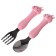 A set of children's cutlery in the case "Zaychat", fork, spoon