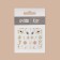 Nail stickers "Bees and flowers", voluminous, multi -colored
