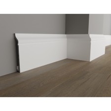 Skirting shock -resistant white 100x16x2000mm