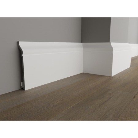 Skirting shock -resistant white 100x16x2000mm