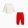 Set: jumper and pants crumb I am "New Year's animals", height 80-86 cm, red/white color