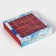 New Year. Box under 16 sweets "bullfinch", 17.7x17.7x3.8 cm, confectionery packaging