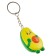 Avocado mock-spars, on a key fob, color mix