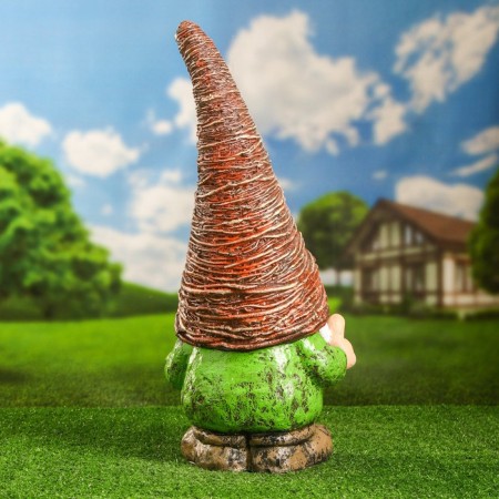 Garden figure "Gnome of Athanasius with a spatula" 53x24x18cm-3