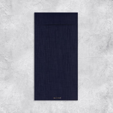 Gift envelope, "with the best wishes", embossing, designer paper, 11 × 22 cm-3