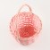 Wicker basket, 20 × 20 × 11.5/25 cm, willow