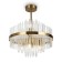 Suspended lamp 60W, 6he14, 52.5x45 cm, brass