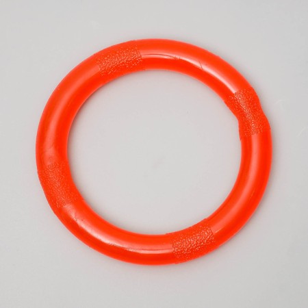 Toy "Ring" large, 14 cm, rubber, red-1