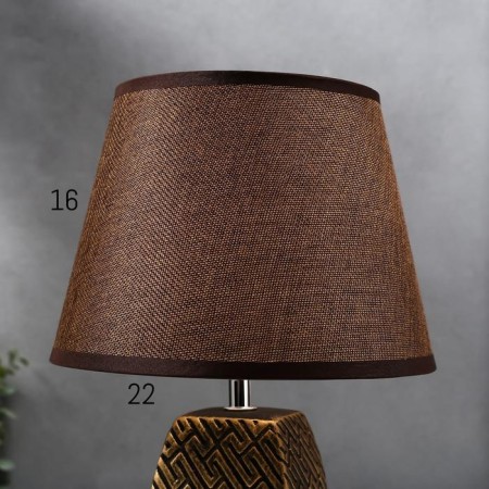 Table lamp 16444/1br E14 40W bronze 22x22x34 cm Risalux-5