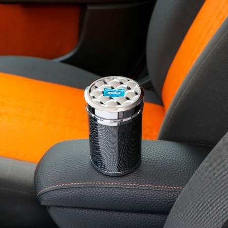 Aurial for a car with backlight, carbon 5D, black-3