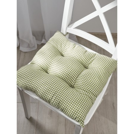 Pillow for shakespeare chair, size 40x40 cm, green color-5